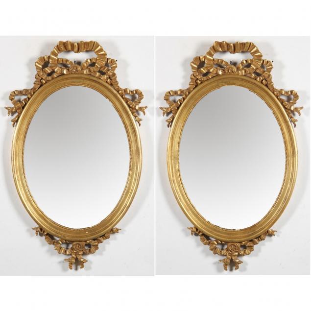 pair-of-continental-oval-gilt-mirrors