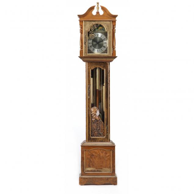 stephen-white-nc-painted-tall-case-clock