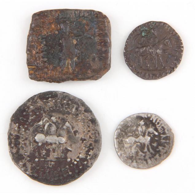 indo-scythians-azilises-57-35-b-c-four-coins