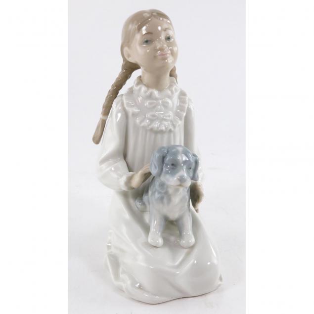 nao-by-lladro-girl-with-puppy