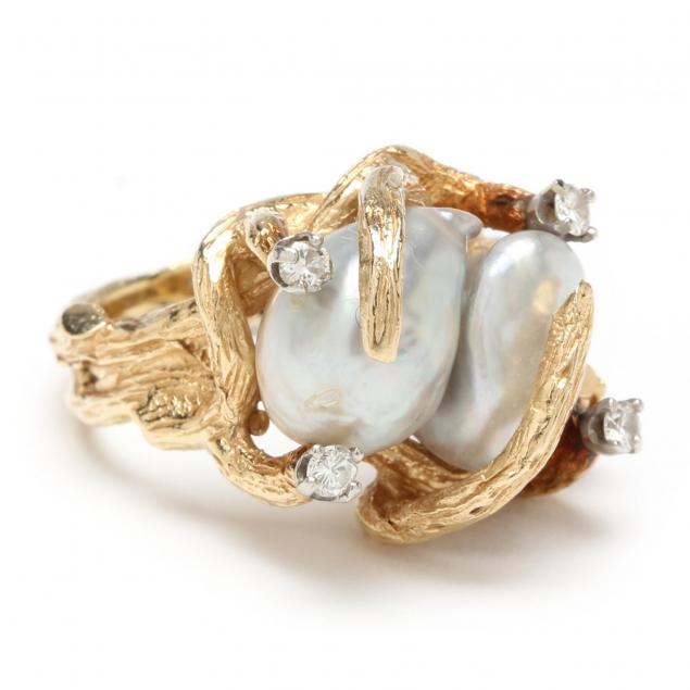 pearl-and-diamond-ring