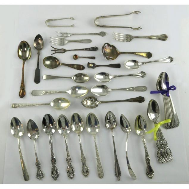 assorted-sterling-silver-flatware