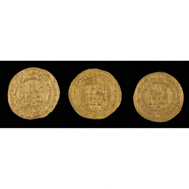 medieval-iran-three-gold-dirhams