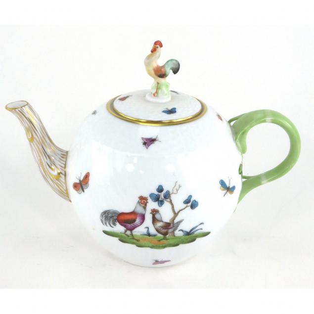 herend-chanticleer-rooster-teapot