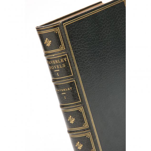 deluxe-limited-edition-of-walter-scott-s-waverly-novels-in-51-volumes