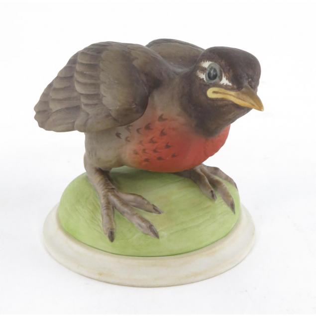 boehm-porcelain-figure-of-a-baby-robin