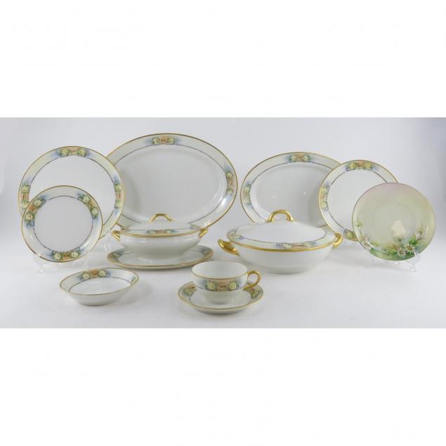 74-piece-hand-painted-limoges-dinner-set