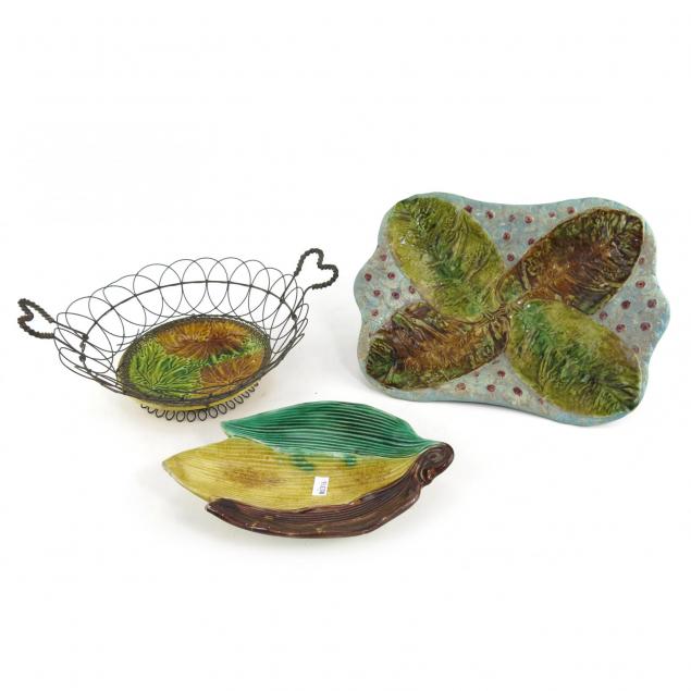 three-majolica-serving-dishes