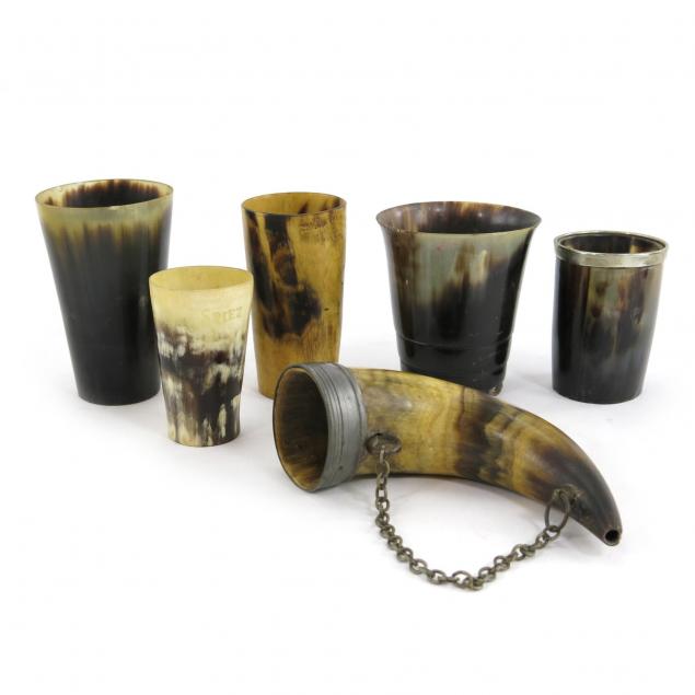 six-pieces-of-antique-horn-accessories