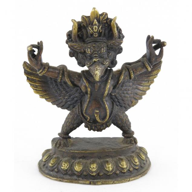 asian-cast-bronze-figure-of-garuda