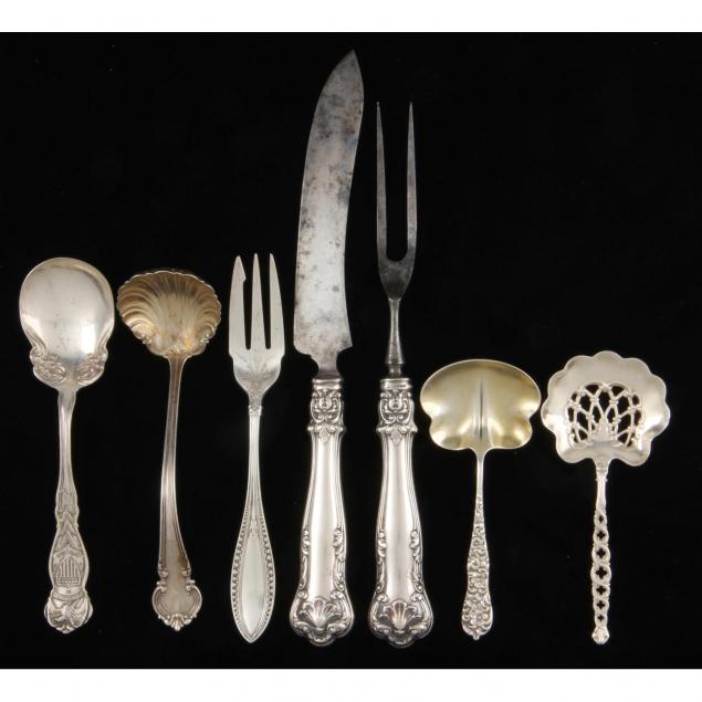 group-of-silver-flatware