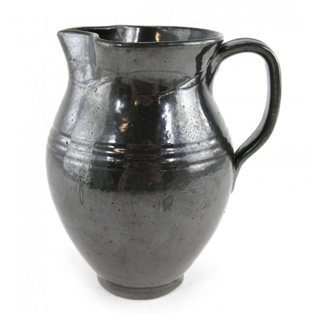 jugtown-mirror-black-glaze-pitcher