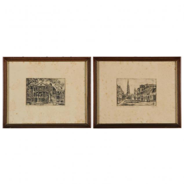 edith-walker-oliver-am-1889-1979-pair-of-etchings-of-charleston-s-c