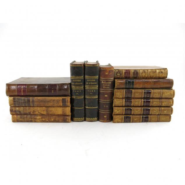 thirteen-18th-and-19th-century-leatherbound-books