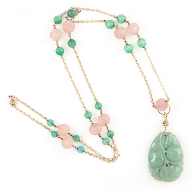 nephrite-and-glass-bead-necklace