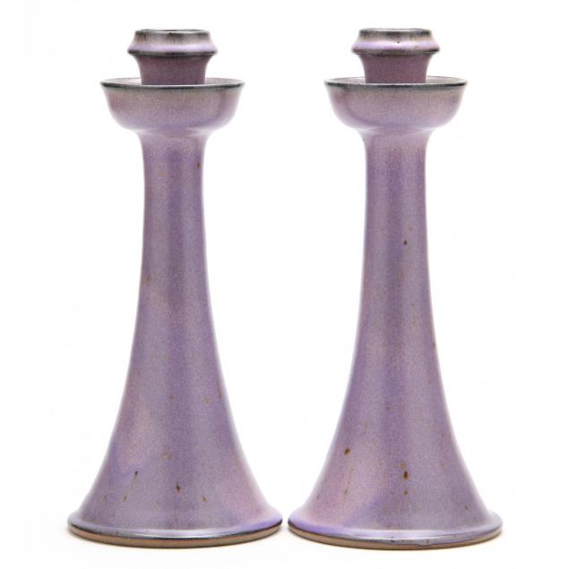 nc-pottery-vernon-owens-tall-candlesticks
