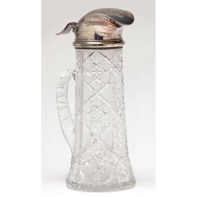 gorham-sterling-silver-cut-glass-claret-jug