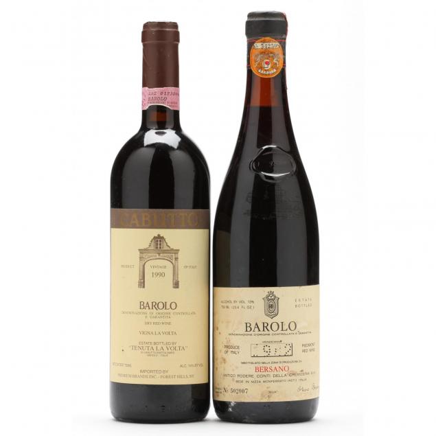1990 & 1982 Barolo (Lot 1055 - Vintage Port & Fine Wine