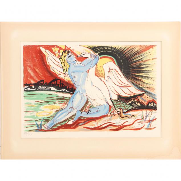 henri-de-waroquier-1881-1970-leda-and-the-swan