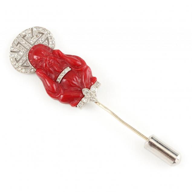 art-deco-platinum-diamond-and-coral-stick-pin-france