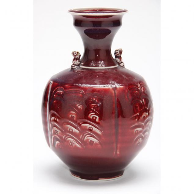 nc-potttery-tom-turner-oxblood-vase