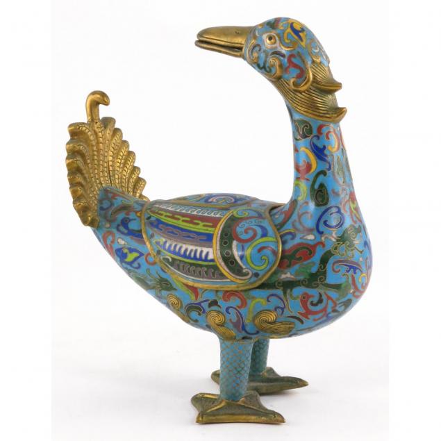 cloisonne-lidded-duck-form-censer