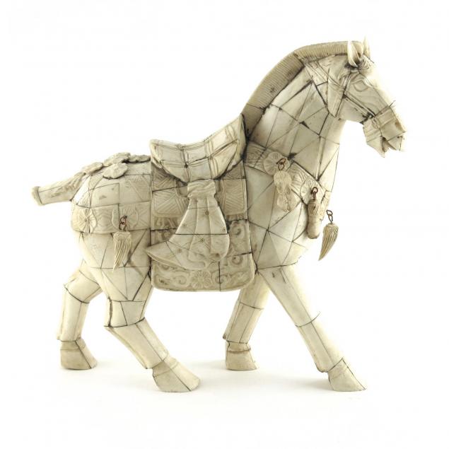 chinese-carved-and-fitted-bone-horse