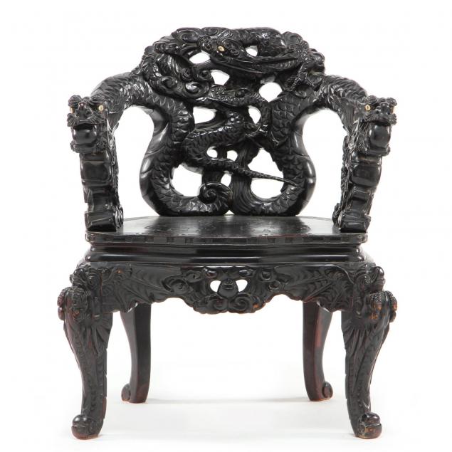 chinese-heavily-carved-arm-chair