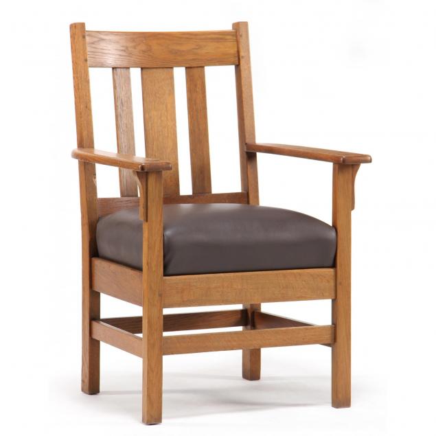 stickley-arts-and-crafts-arm-chair