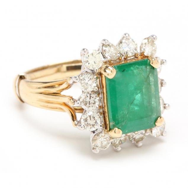 18kt-emerald-and-diamond-ring