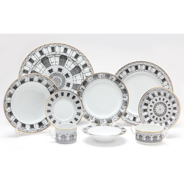 piero-fornasetti-for-rosenthal-palladiana-dinner-service