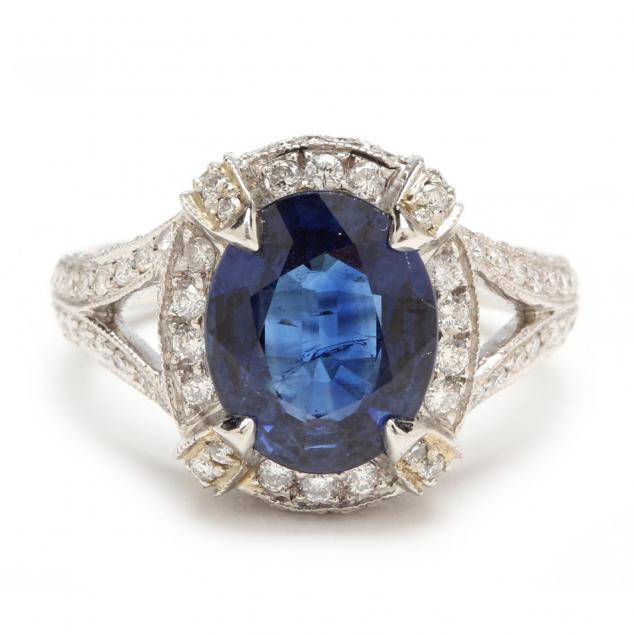 platinum-sapphire-and-diamond-ring