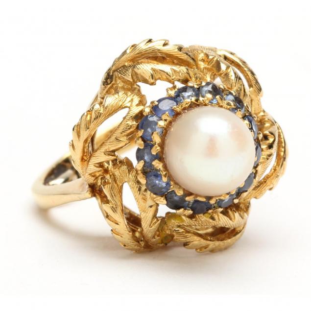 18kt-pearl-and-sapphire-ring