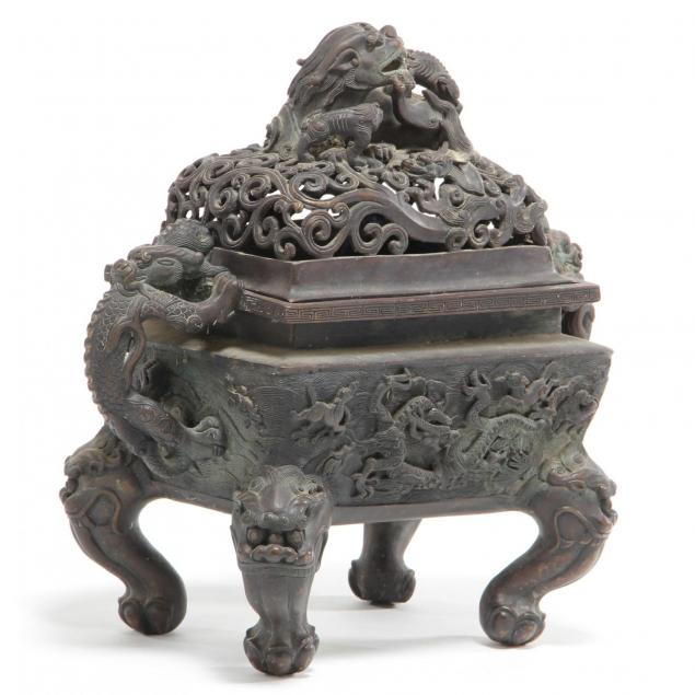 chinese-bronze-censer-and-cover