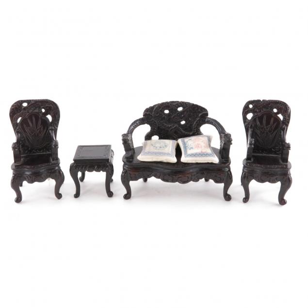chinese-miniature-carved-four-piece-parlour-set