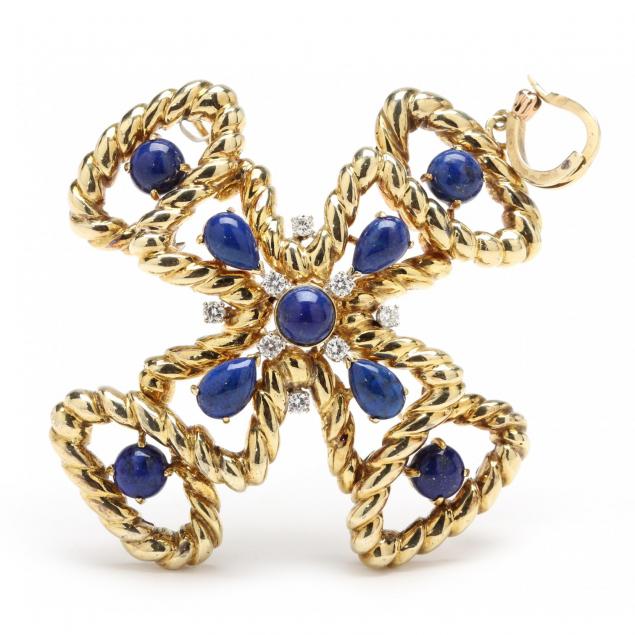 14kt-lapis-and-diamond-brooch-pendant