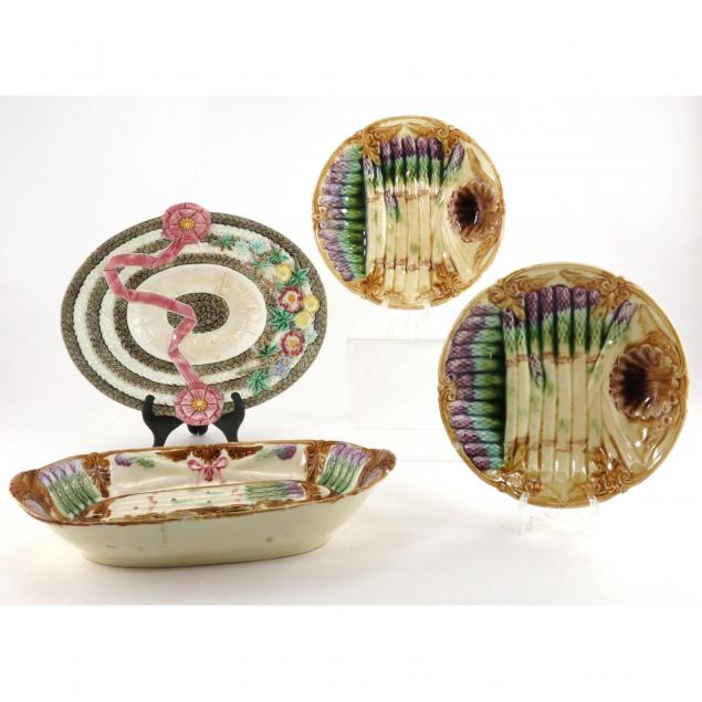 four-antique-pieces-of-majolica-porcelain