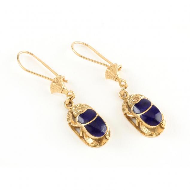 pair-of-egyptian-18kt-gold-scarab-earrings