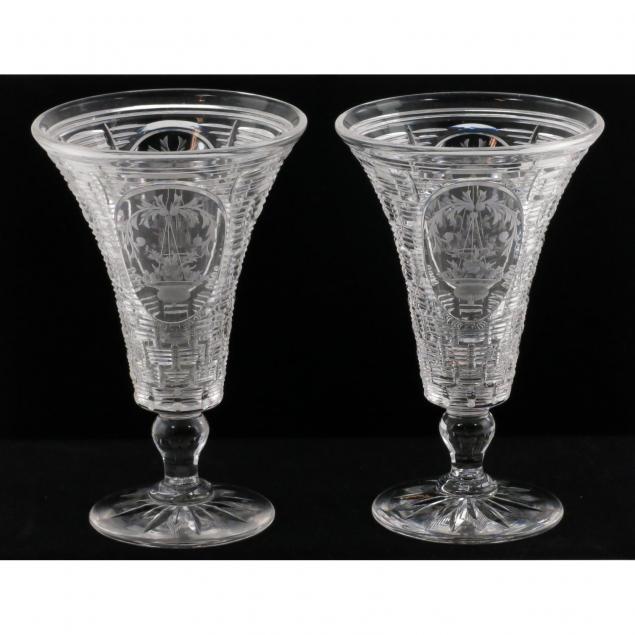 pair-of-etched-and-fluted-cut-glass-vases