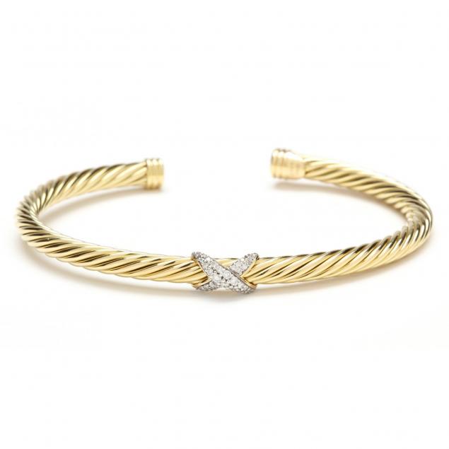 18kt-gold-and-diamond-bracelet-david-yurman