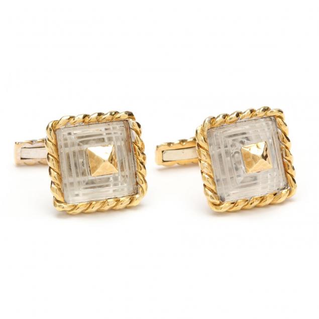 18kt-gold-and-rock-crystal-cufflinks-david-webb