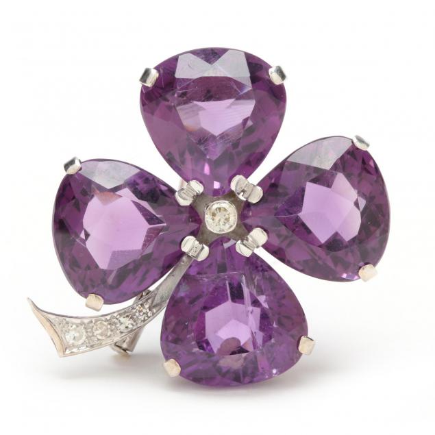 18kt-amethyst-and-diamond-clip-brooch