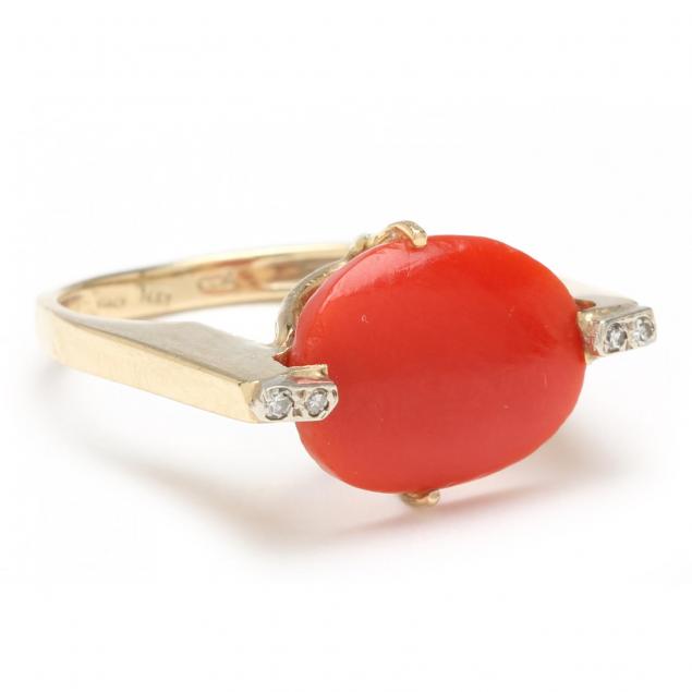 14kt-coral-and-diamond-ring-italy