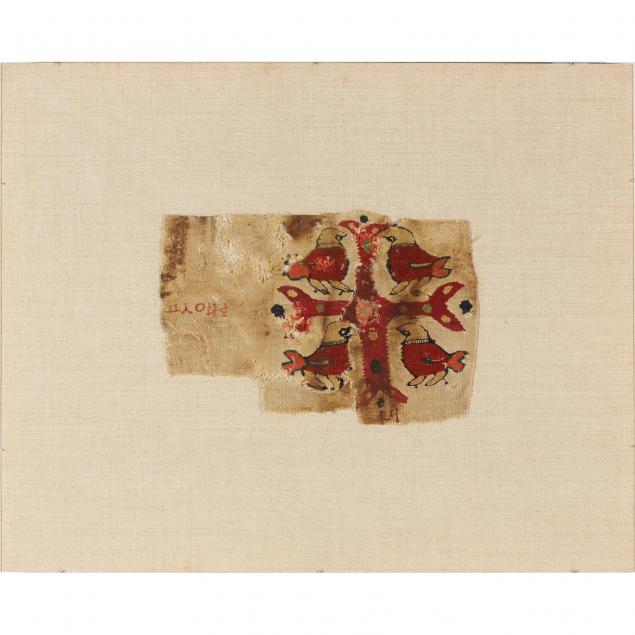 egyptian-coptic-textile-fragment-with-christian-themes