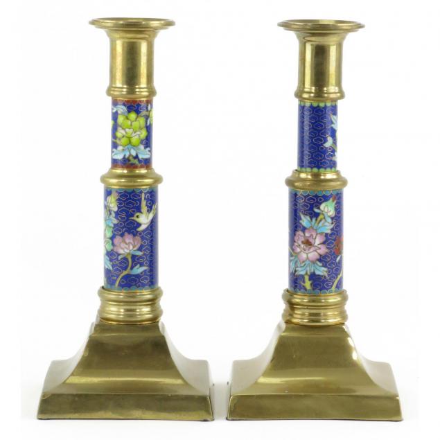 pair-of-cloisonne-candlesticks