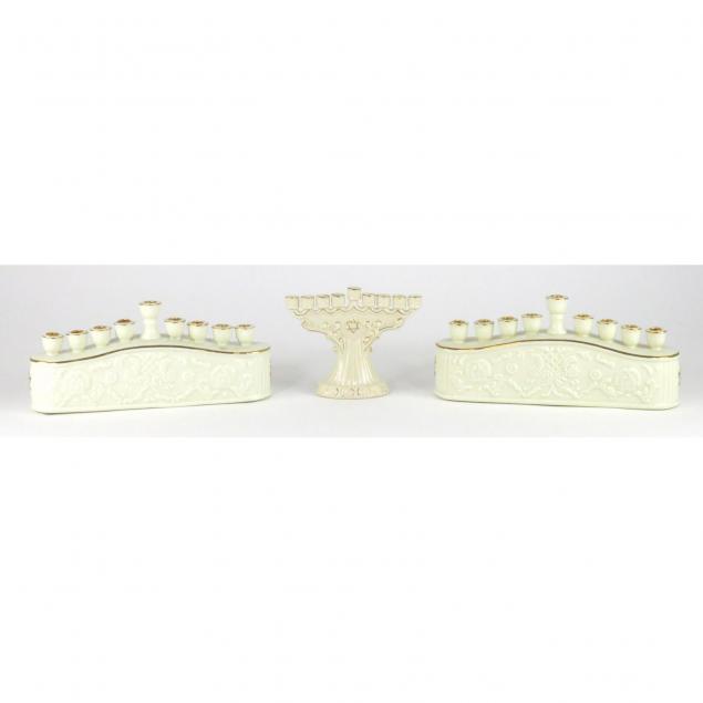 three-porcelain-menorahs