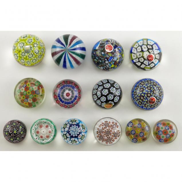 fourteen-glass-paperweights