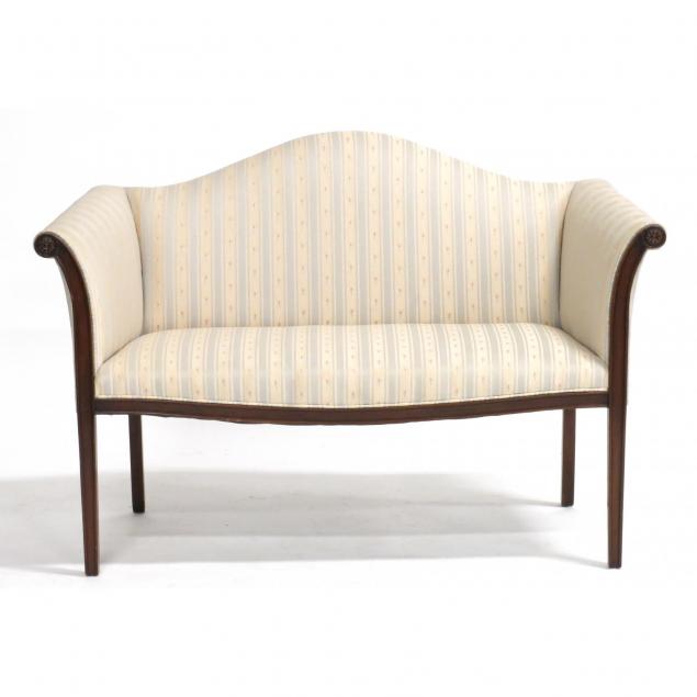hickory-chair-hepplewhite-style-diminutive-settee