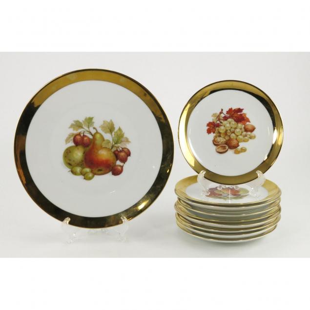 set-of-ten-german-gilt-rimmed-plates