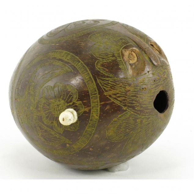 19th-century-carved-coconut-flask